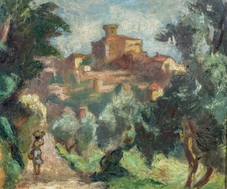 Le château Grimaldi à Cannes le Vieux, 1937