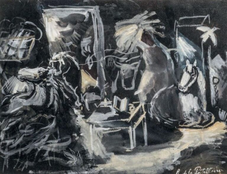 Le cheval effrayé, 1929