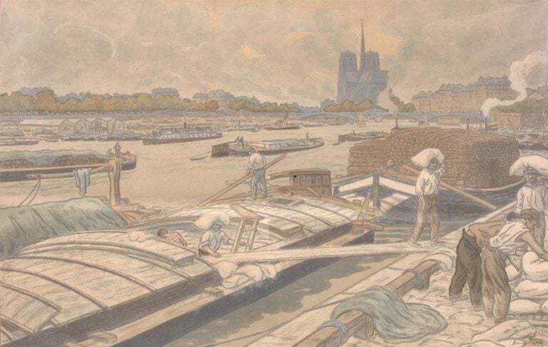 « Le port de Paris au début du XXe siècle