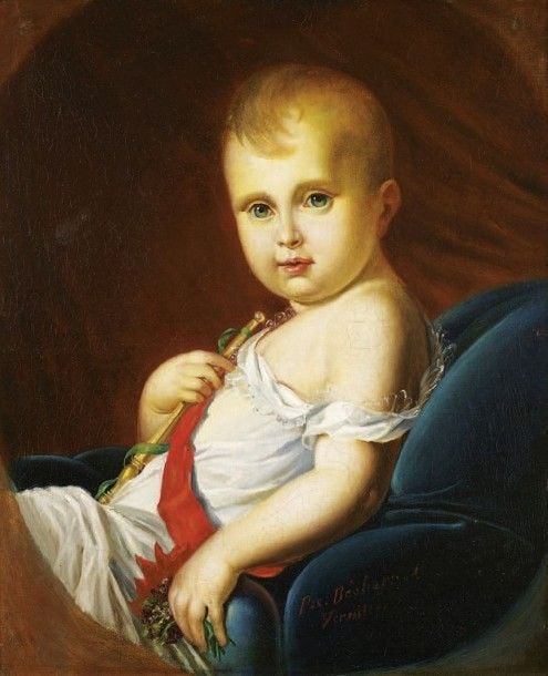 Le Roi de Rome petit enfant Huile sur toil