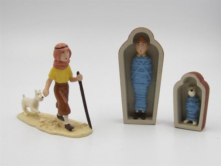 « Les cigares du pharaon » Sarcophages Tintin et Milou
