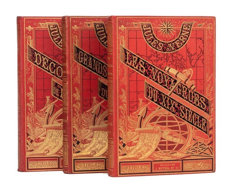 Les Grands voyages et les Grands voyageurs: La Découverte de la Terre - Les Premiers explorateurs / Les Grands Navigateurs du XVIIIème siècle / Les Voyageurs du XIXème siècle par Jules Vern