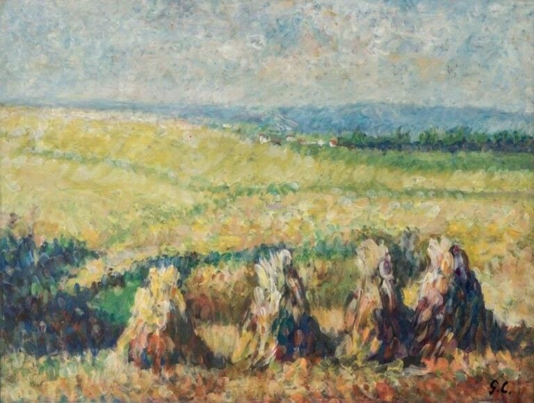Les meules de foins, circa 1915