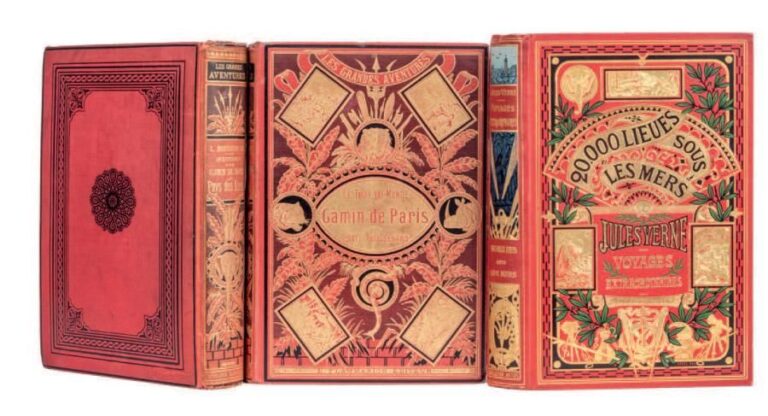 [Les Tours du Monde] Jules Verne, Vingt mille lieues sous les mers, Collection Hetzel, sd (ca 1910