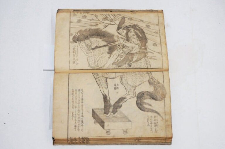 Livre illustré: Ehon wakan no homare (1850), complet en un vo