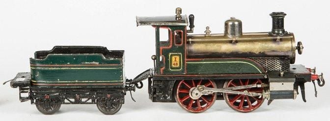 Loco et tender type 020 vapeur: tôle peinte, méc