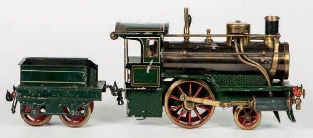 Loco et tender type 110 vapeur: tôle peinte, méc