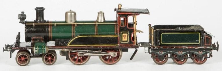 Loco et tender type 220 vapeur: tôle peinte, méc
