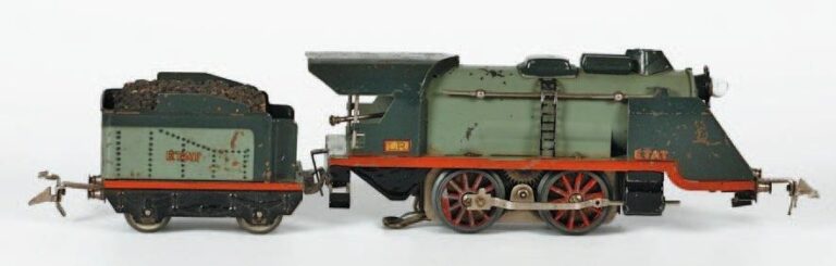 Locomotive et son tender