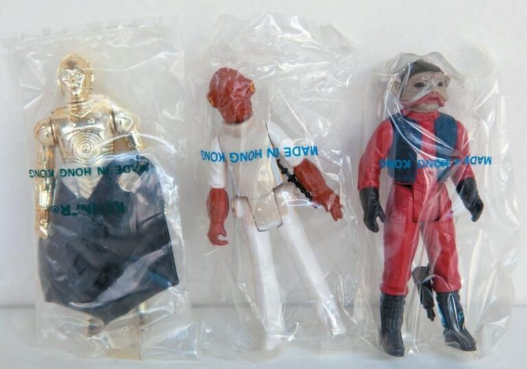 Lot de 3 Figurines Promotionnelles: C-3PO + Ackbar + Nien-numb Sachet Scellé et/ou Boîte USA,