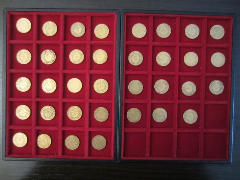 Lot de 35 pièces de 20 Francs or