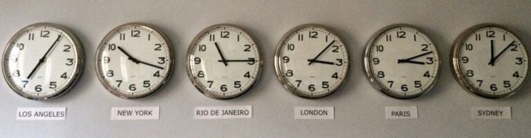 Lot de 6 pendules murale, chromée