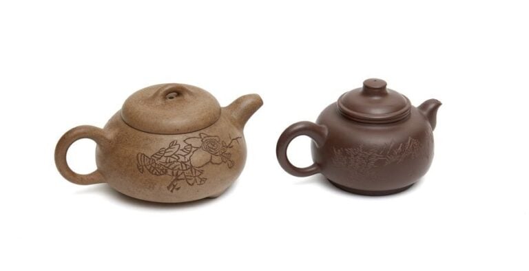 Lot de deux théières Yixing: