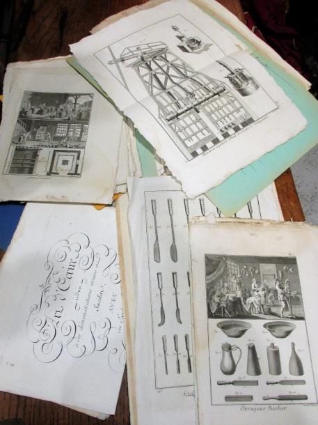 LOT DE GRAVURES XVIIIè