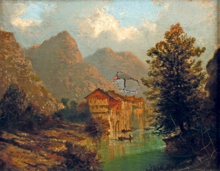 MAISON AU BORD DE L'EAU EN MONTAGNE
