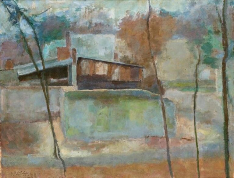 Maison dans un paysage, 1960