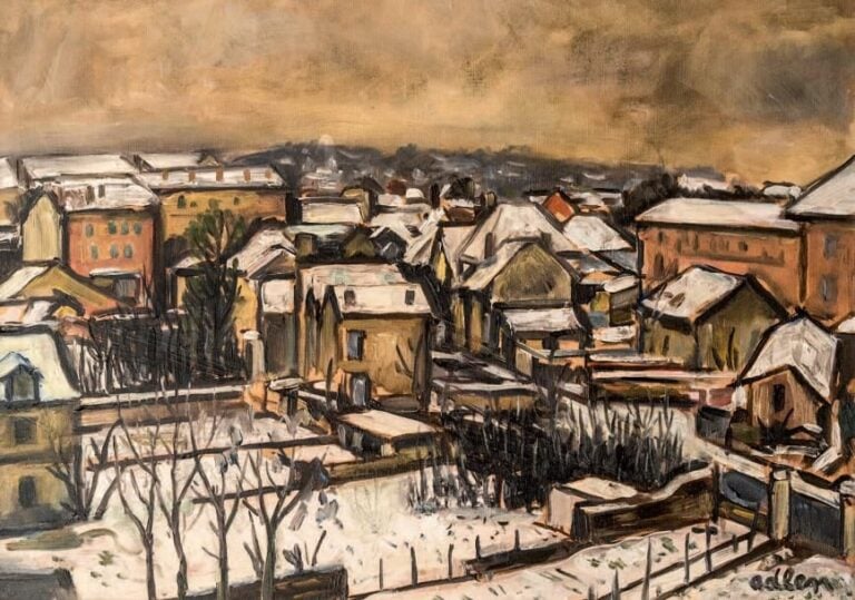 Maisons sous la neige, 1939