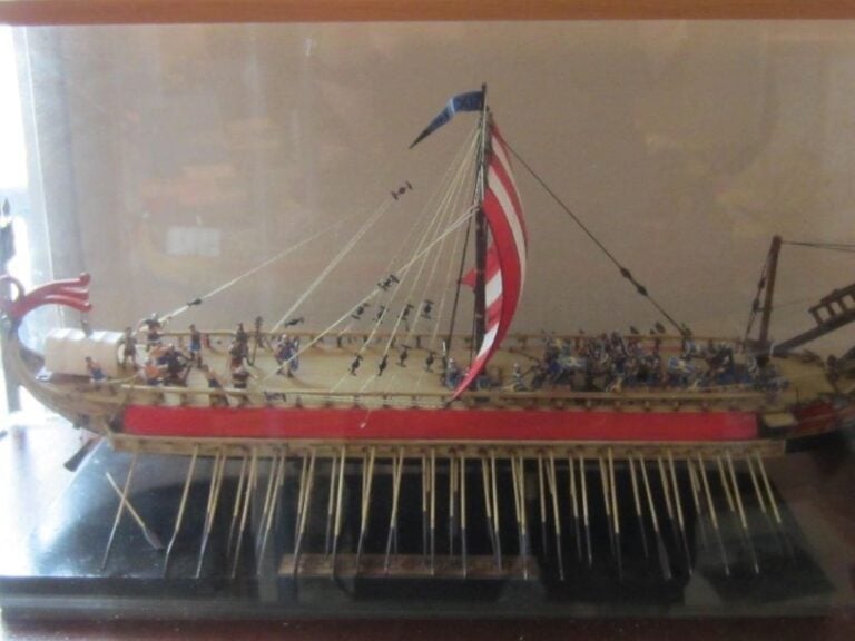 Maquette de trirème romain