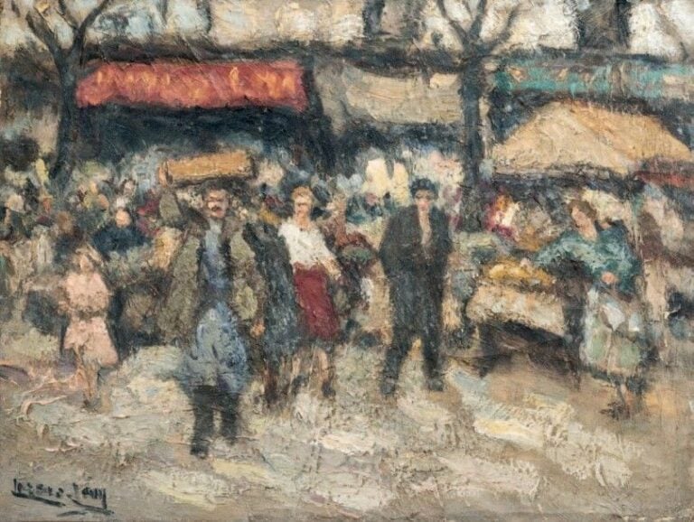 Marché boulevard de Belleville