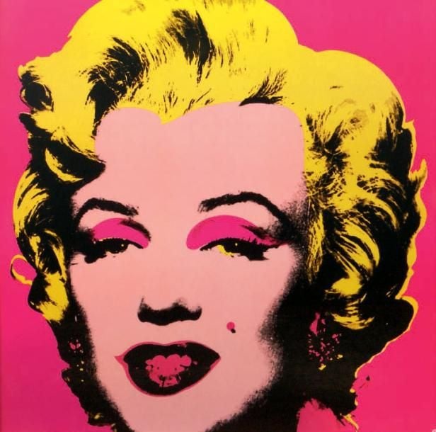 «MARILYN» Deux sérigraphies en couleurs représentant Andy WARHOL 70 x 70 cm (encadrées) COPYRIGHT: The Andy Warhol Foundation for the visual art, 1993