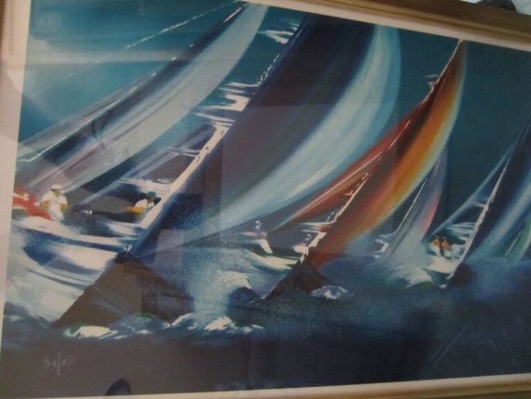 «MARINE» Lithographie 94/150 31 x 47 cm