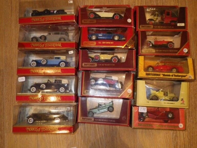 Matchbox - Model of Yesteryear Années 15 voitures Oldtimer en boîtes d'origine 100%