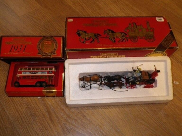 Matchbox spécial édition 1990 Calèche et bus à impérial AEC en