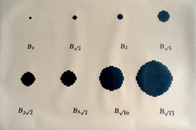 «Mathématique» Sérigraphie couleurs/polycarbonate Signée en bas à droite et numérotée 43/60 120 cm x 80 cm