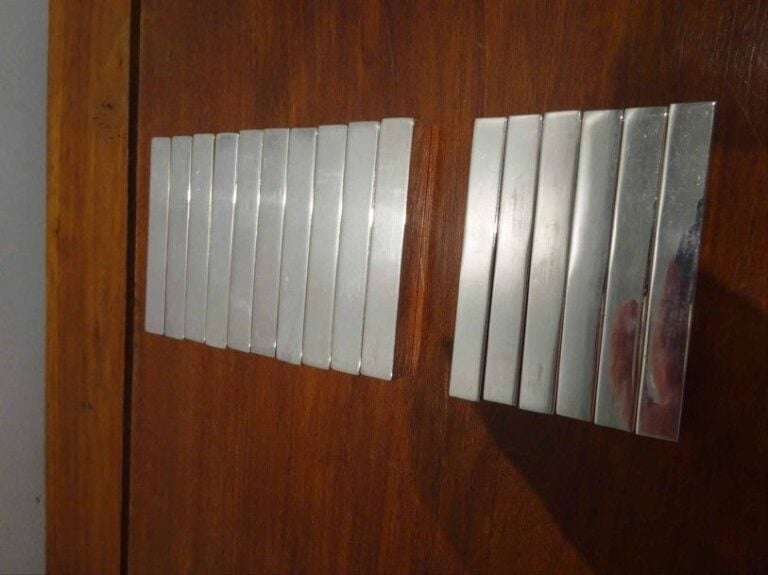 METAL ARGENTE - Lot de 10 portes-couteaux en métal argent