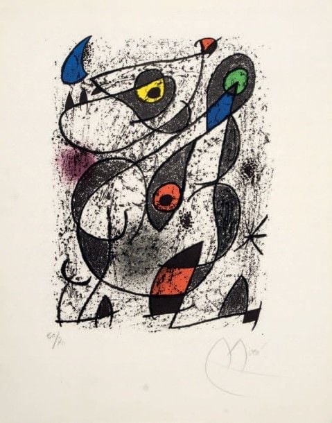 Miro à l'encre, 1972 (Mourlot 838;