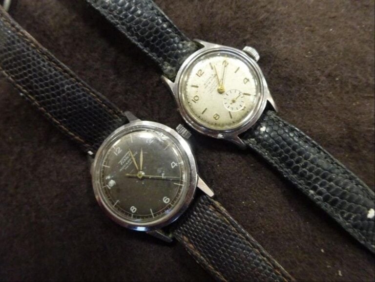Montre d'homme acier, années 4