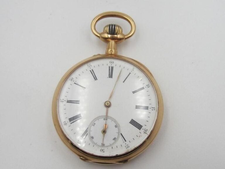 MONTRE DE POCHE en or rose (750 millièmes