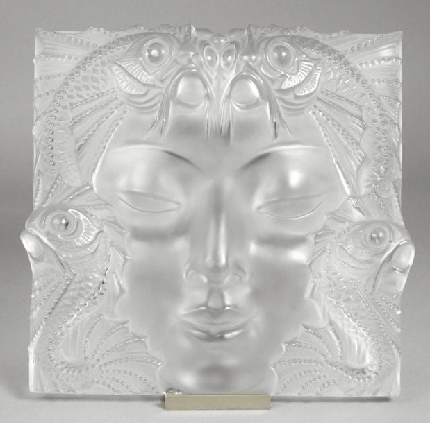 Motif décoratif carré « Fontaine poissons » (1935