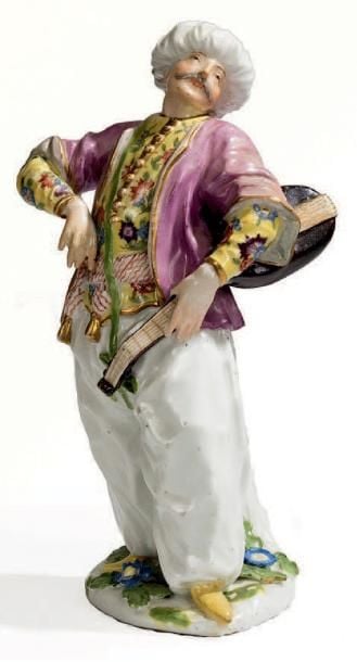 Musicien en porcelaine