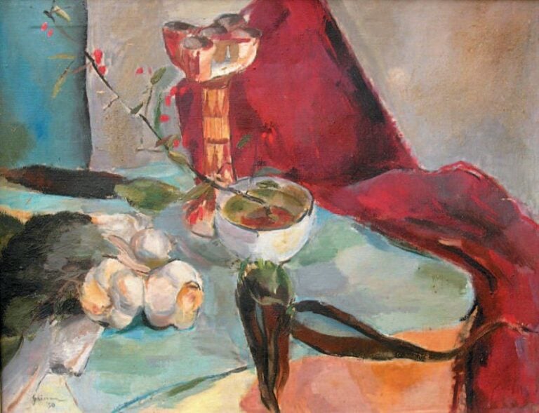 Nature morte (1930) Huile sur toile Signée et datée en bas à gauche 50 x 65 c