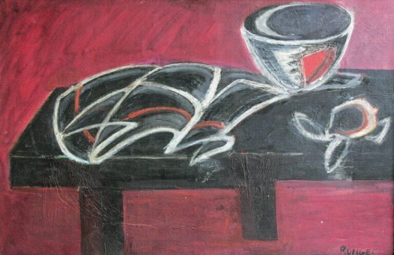 Nature morte à la tasse Huile sur toil
