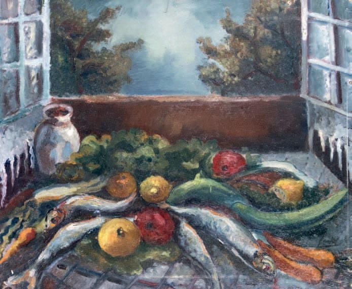 Nature morte aux poissons