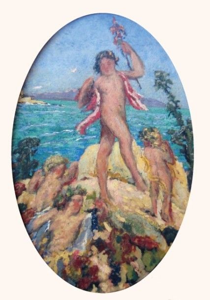 Nymphes aux rochers, circa 1917-1919