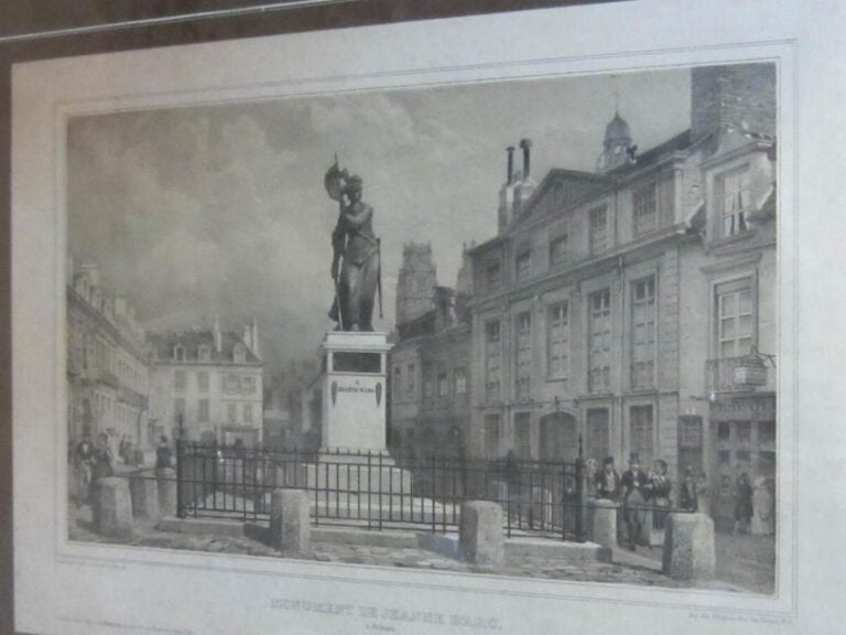"Orléans", gravure encadrée