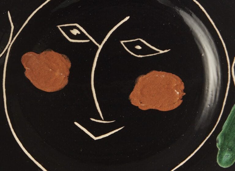 PABLO PICASSO (1881-1973), - D'APRÈS MADOURA - Service « Visage noir » - Assiet…