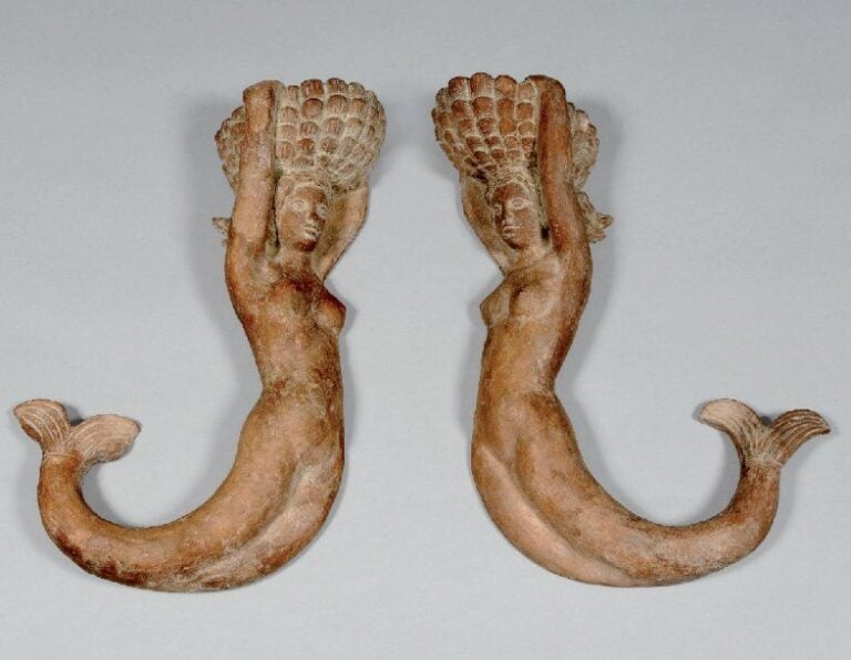 Paire d'appliques « Sirènes
