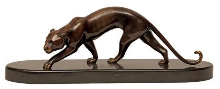 «PANTHÈRE» Épreuve en bronze Lon