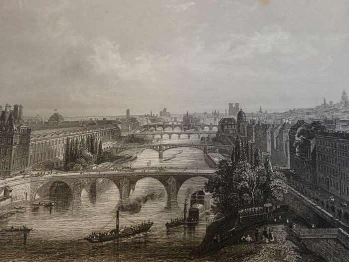 Paris, Ernest Bourdain, sans date (vers 1890), In-8 de 18 x 14 c