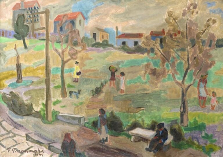 Paysage animé, Bagnolet, 1944