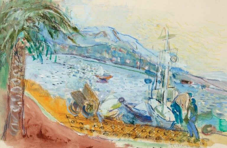 Paysage animée