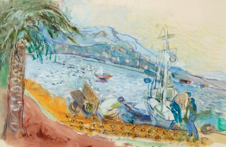 Paysage animée