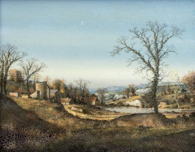 Paysage aux arbres