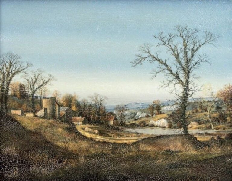 Paysage aux arbres