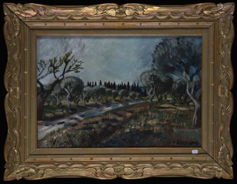 Paysage aux oliviers