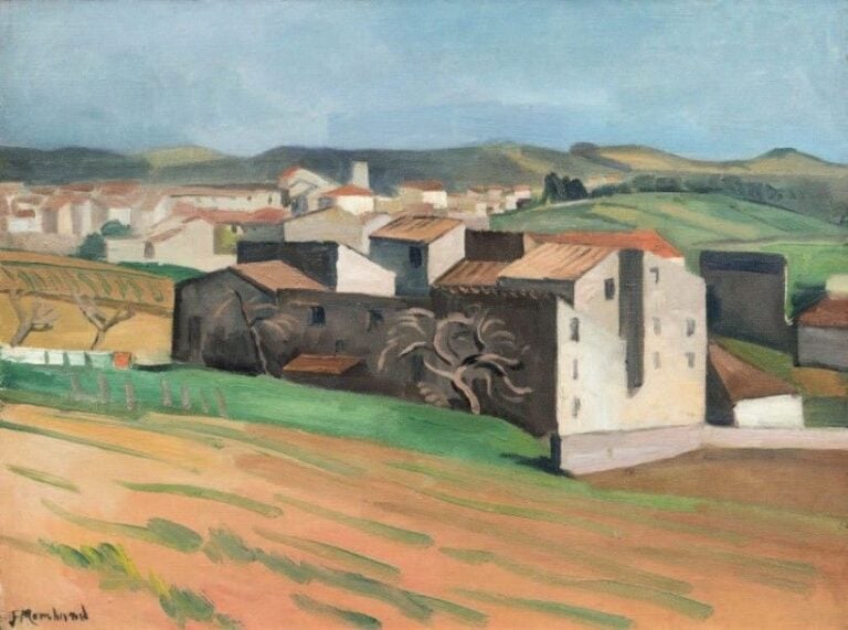 Paysage de La Colle-sur-Loup (Alpes-Maritimes)